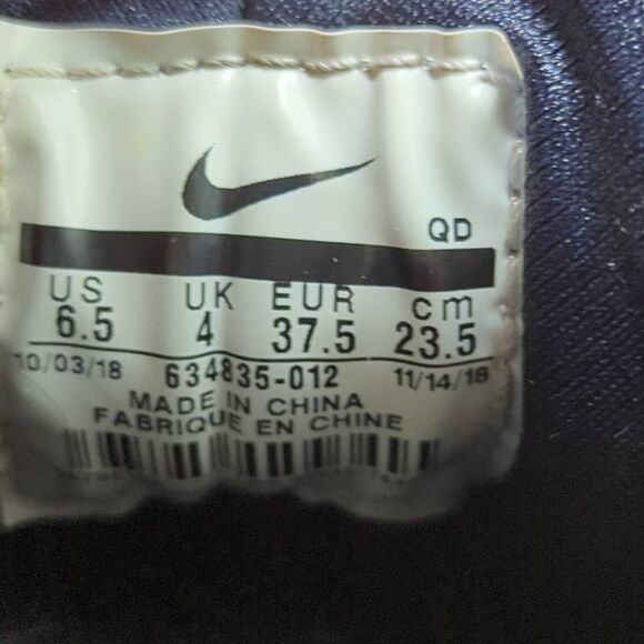 Nike Air Huarache Run Black Athletic Running Shoes 634835-012 Women’s Size 6.5 - Picture 11 of 12